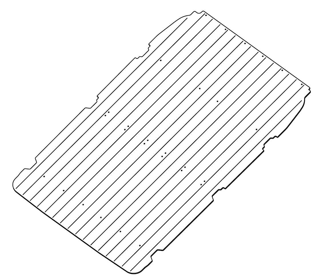 Deckenplatten Echtholz Ford Custom H1 genutet