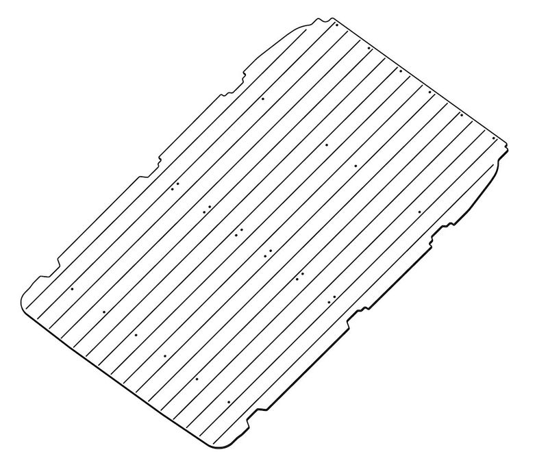 Deckenplatten Echtholz Ford Custom H1 genutet