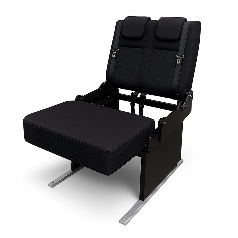 2er 800mm Sprinter -Sitzbank mit Isofix – Sitzplatz, Bett & Stauraum in einem