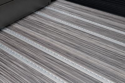 Camper Vinyl Boden Zebra hell - PVC