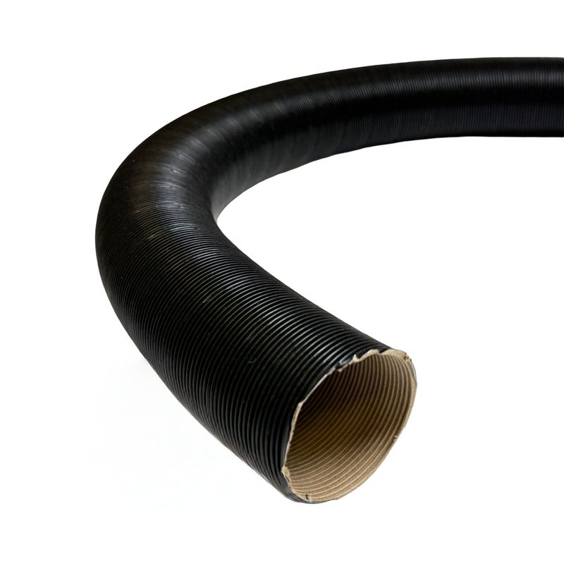 Warmluftrohr 65mm schwarz f. Standheizung