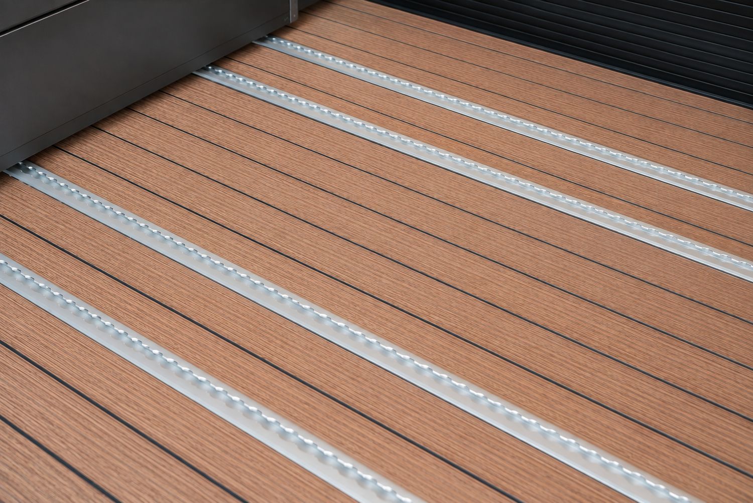 Vinyl Boden Schiffsbodenoptik Teak Camper PVC