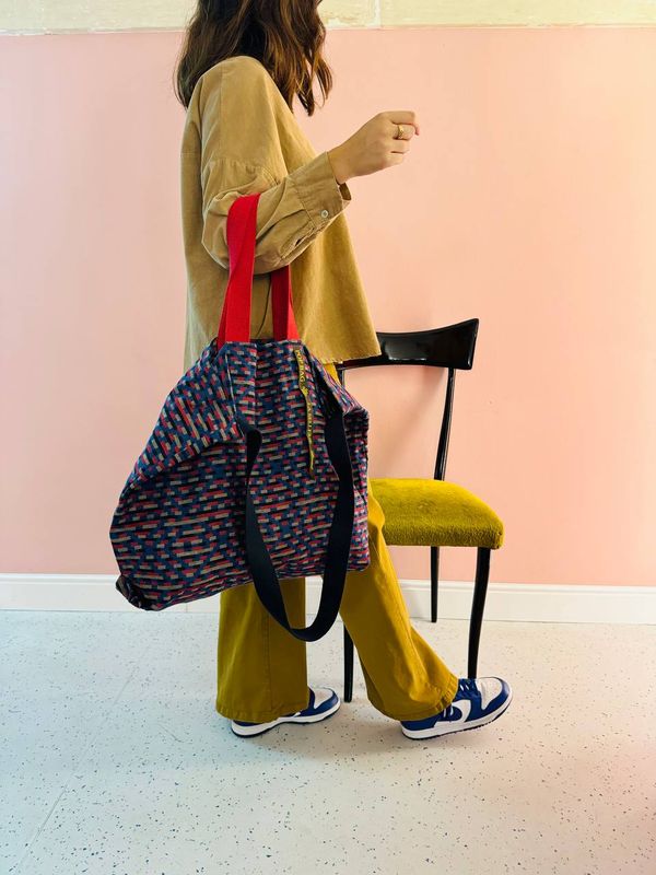 SHOPPER BAG TESSUTO FANTASIA