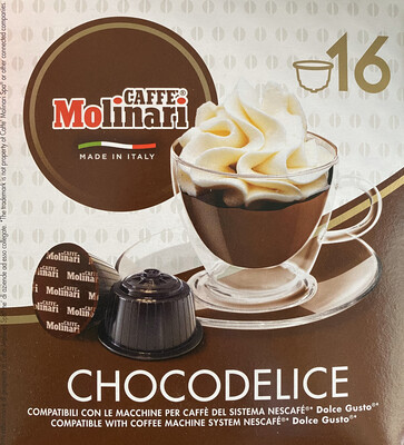 Caps Dolce Gusto Molinari Choco 16pz