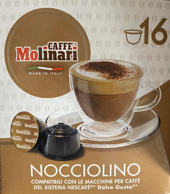 Caps Dolce Gusto Molinari Nocciolino 16pz