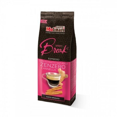Caffè macinato LUXURY BREAK - ZENZERO e CANNELLA 250gr.