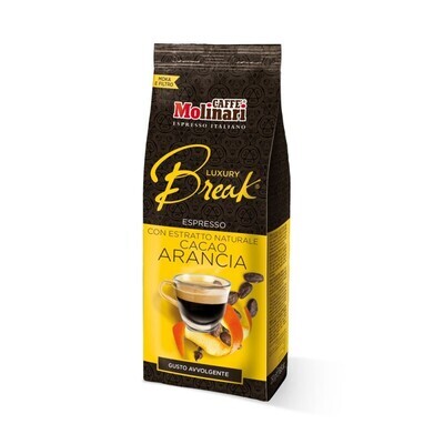 Caffè macinato LUXURY BREAK - CACAO e ARANCIA 250gr.