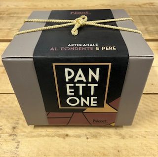 Panettone ARTIGIANALE Pere e Cioccolato Fondente 800gr.