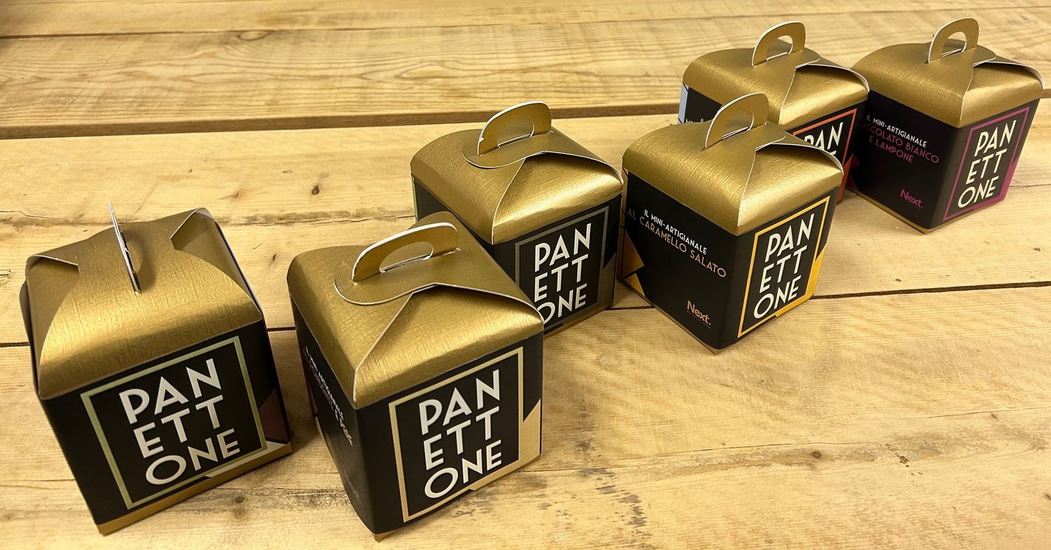 MINI PANETTONI NEXT Artigianali 100gr. Mix 6 pz.