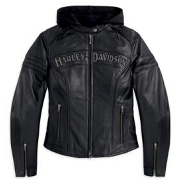 H-D WOMENS MISS ENTHUSIAST 3-IN-1 LEATHER JACKET