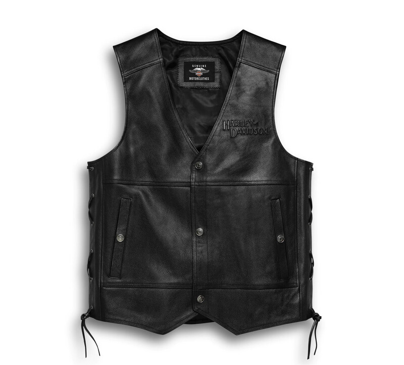 MENS TRADITIONAL LEATHER VEST MENS TRADITIONAL LEATHER VEST