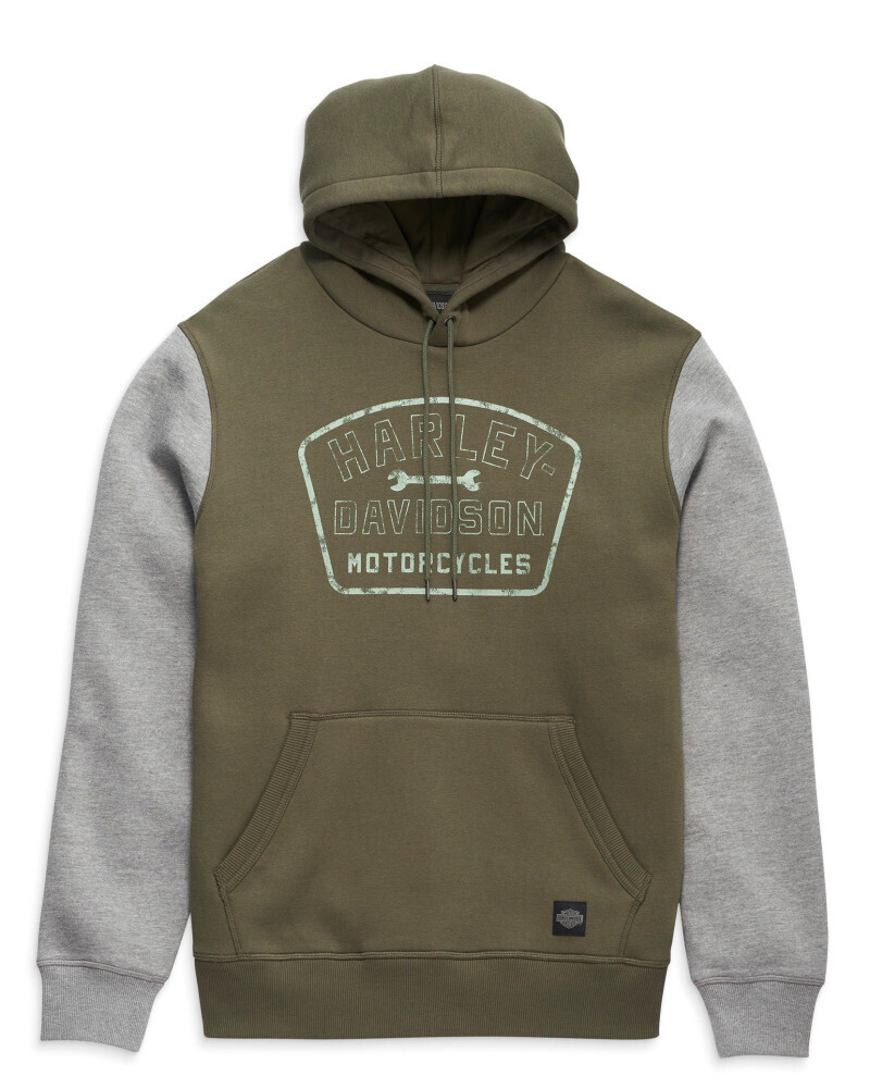 Mens Wrench Color Block Hoodie Mens Wrench Color Block Hoodie