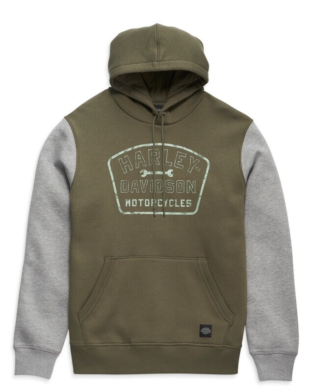 Mens Wrench Color Block Hoodie Mens Wrench Color Block Hoodie