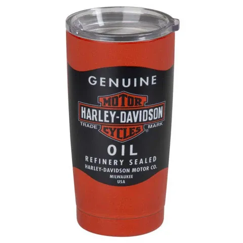 Harley-Davidson Oil Can Stainless Steel Travel Mug