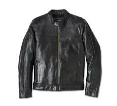 Men's H-D Flex Layering System Café Racer Leather Jacket Outer Layer Men's H-D Flex Layering System Café Racer Leather Jacket Outer Layer