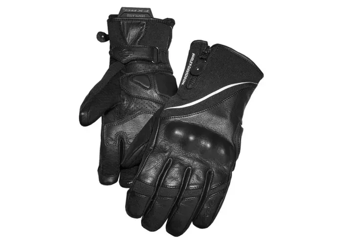 HARLEY-DAVIDSON WOMENS FXRG DUAL-CHAMBER GAUNTLET GLOVES