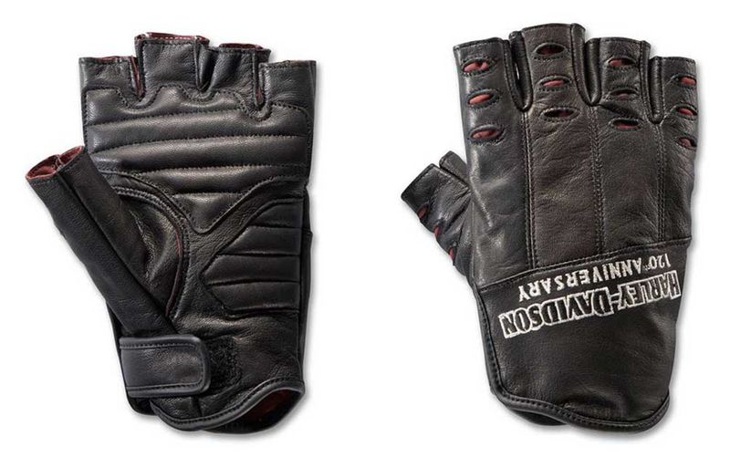 Harley-Davidson® Men's 120th Anniversary True North Fingerless Gloves Harley-Davidson® Men's 120th Anniversary True North Fingerless Gloves