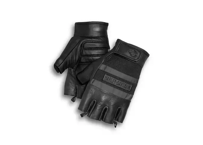 HARLEY-DAVIDSON MENS CENTERLINE FINGERLESS GLOVES HARLEY-DAVIDSON MENS CENTERLINE FINGERLESS GLOVES