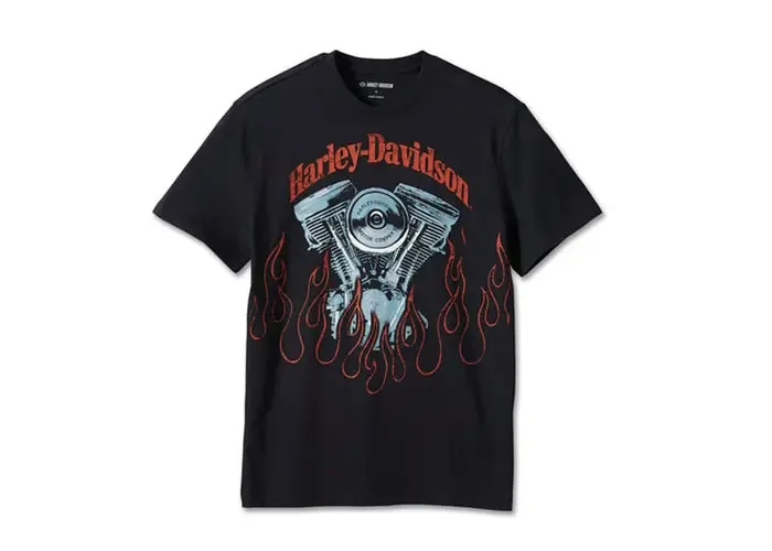 HARLEY-DAVIDSON MENS FIERY TEE HARLEY-DAVIDSON MENS FIERY TEE