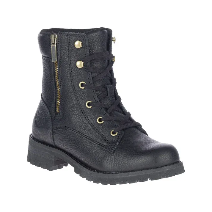 Harley-Davidson® Women's Nolana 6-Inch Black Motorcycle Boots Harley-Davidson® Women's Nolana 6-Inch Black Motorcycle Boots