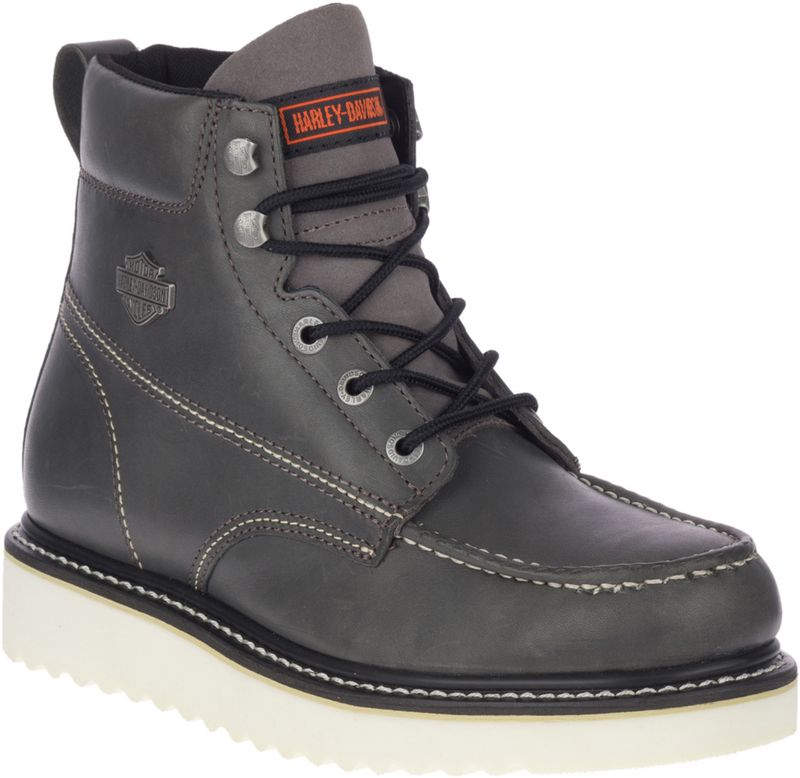 Harley-Davidson® Men's Palmerton Grey or Brown 6-Inch Motorcycle Boots