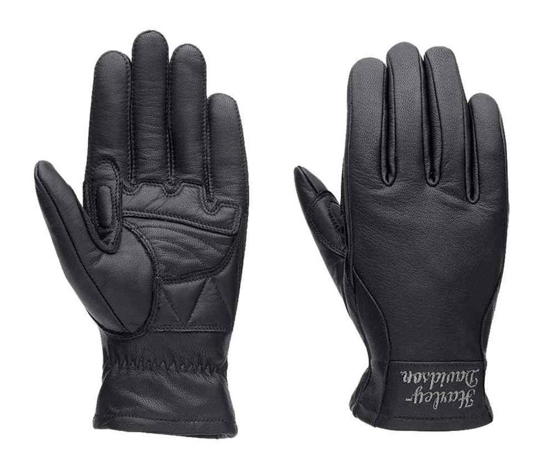 Harley-Davidson® Women's Full-Finger Gloves, H-D Dispatch, Black XS