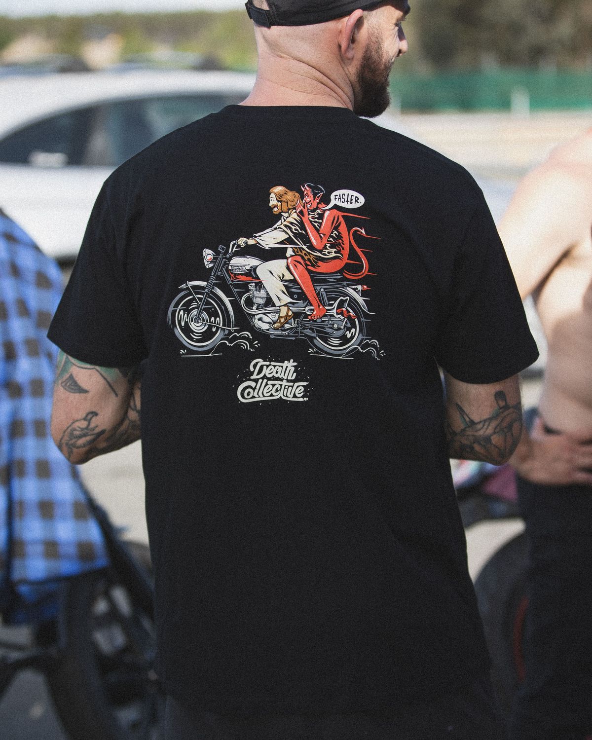 Death Collective Faster Tee Death Collective Faster Tee