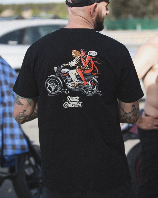 Death Collective Faster Tee Death Collective Faster Tee