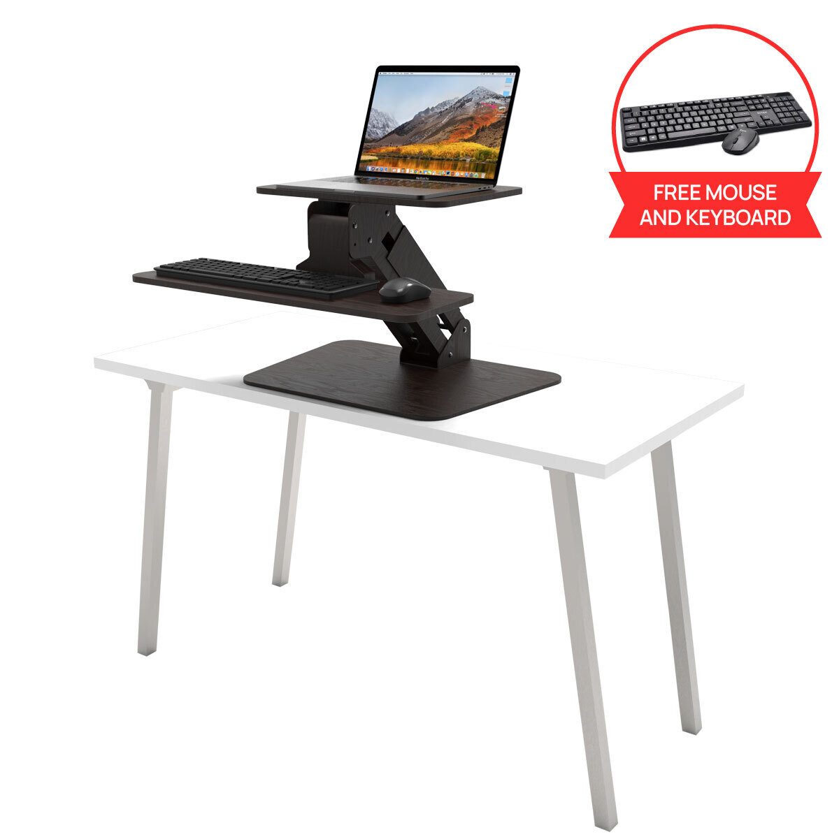 LIFT Grande: Sit/stand desk converter