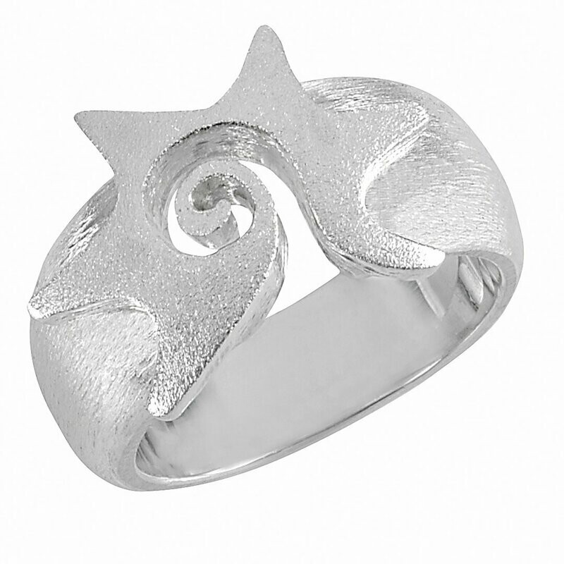 Damenring Seestern in Silber 925/-