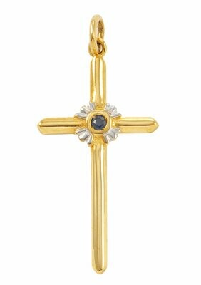 Kreuz Anhänger Gelbgold 333/000