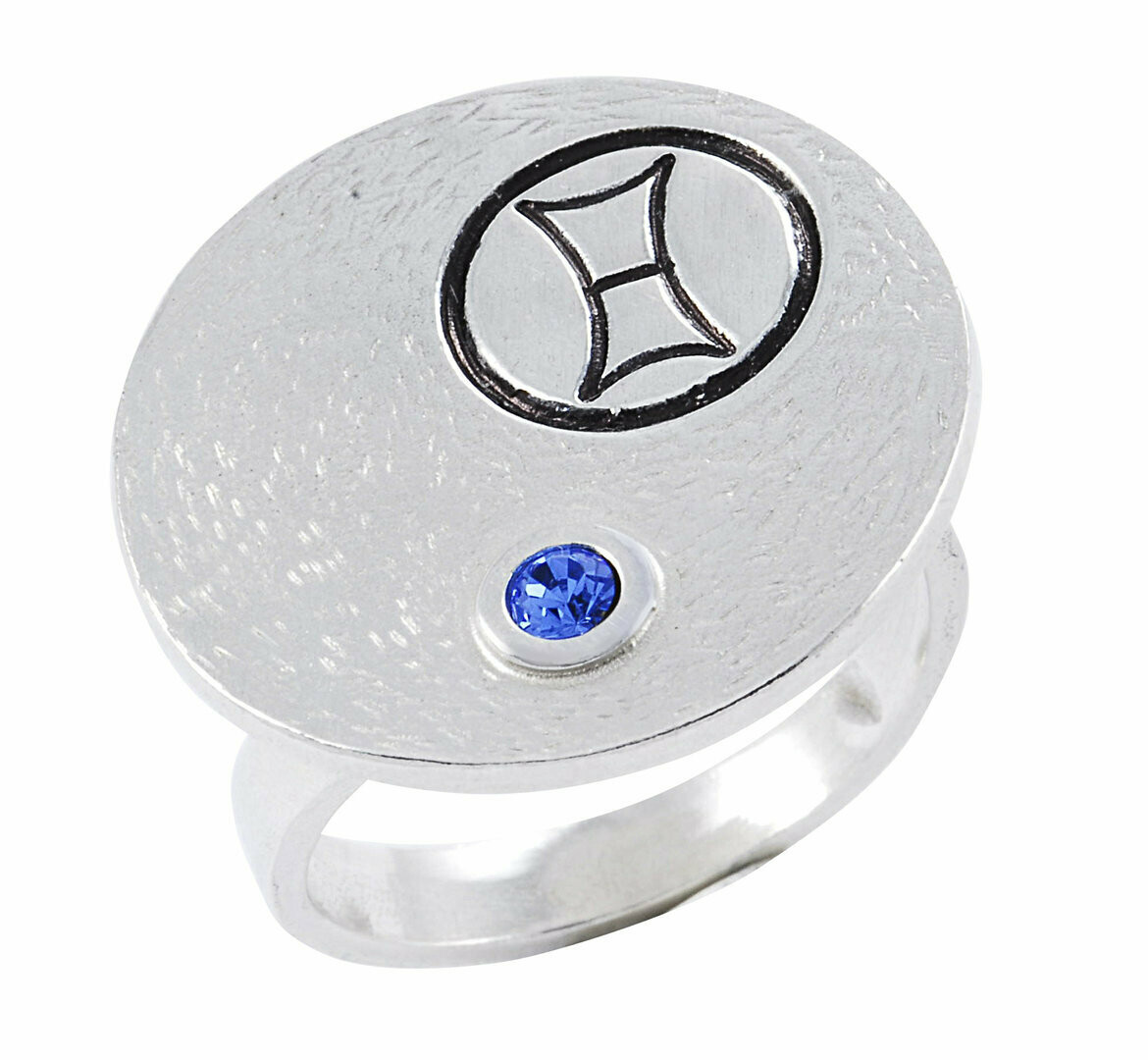 Ring in Silber 925/- bicolor
