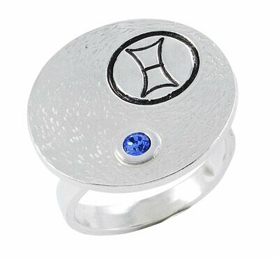 Ring in Silber 925/- bicolor