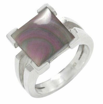 Ring in Silber 925/- mit Perlmutt