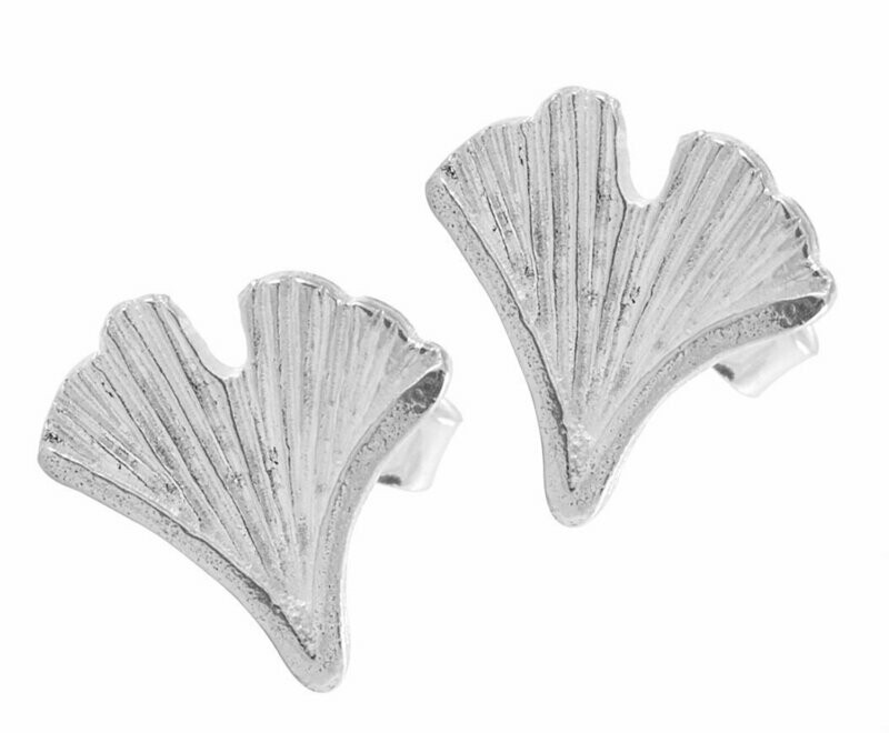 Ginkgo Ohrstecker 925/-