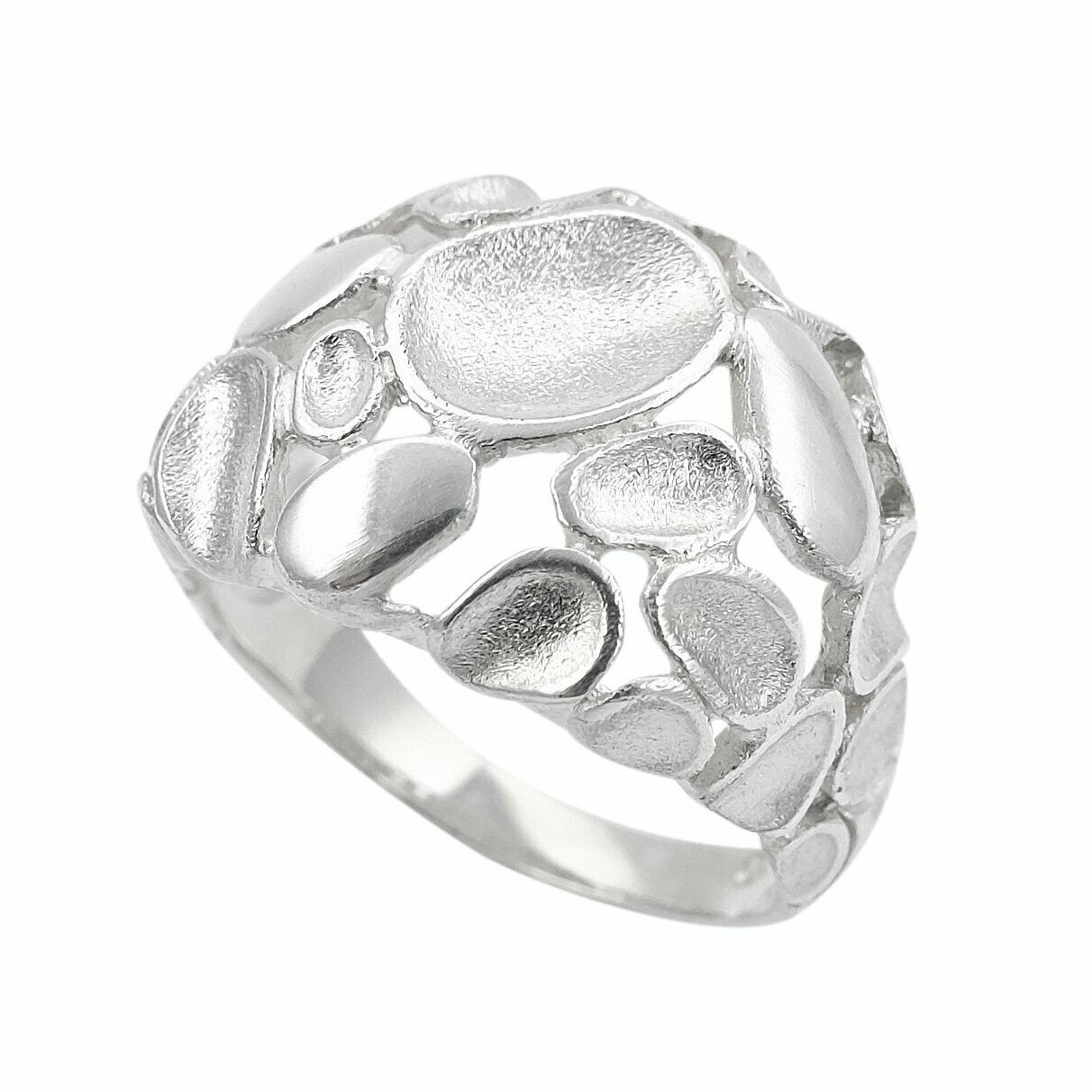 Design Damenring in Silber 925/- matt/glanz Design Damenring in Silber 925/- matt/glanz