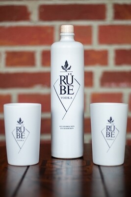 RÜBE Vodka mit Becher-Set