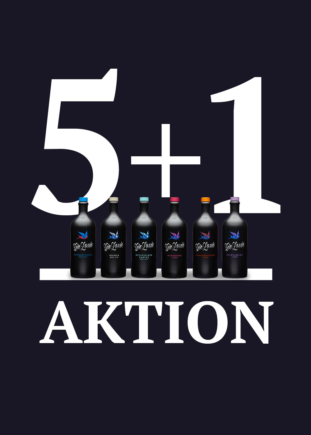 Gin Lossie Aktionspaket 5 + 1