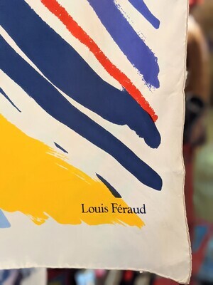 Pañuelo en seda 80s Louis Feraud
