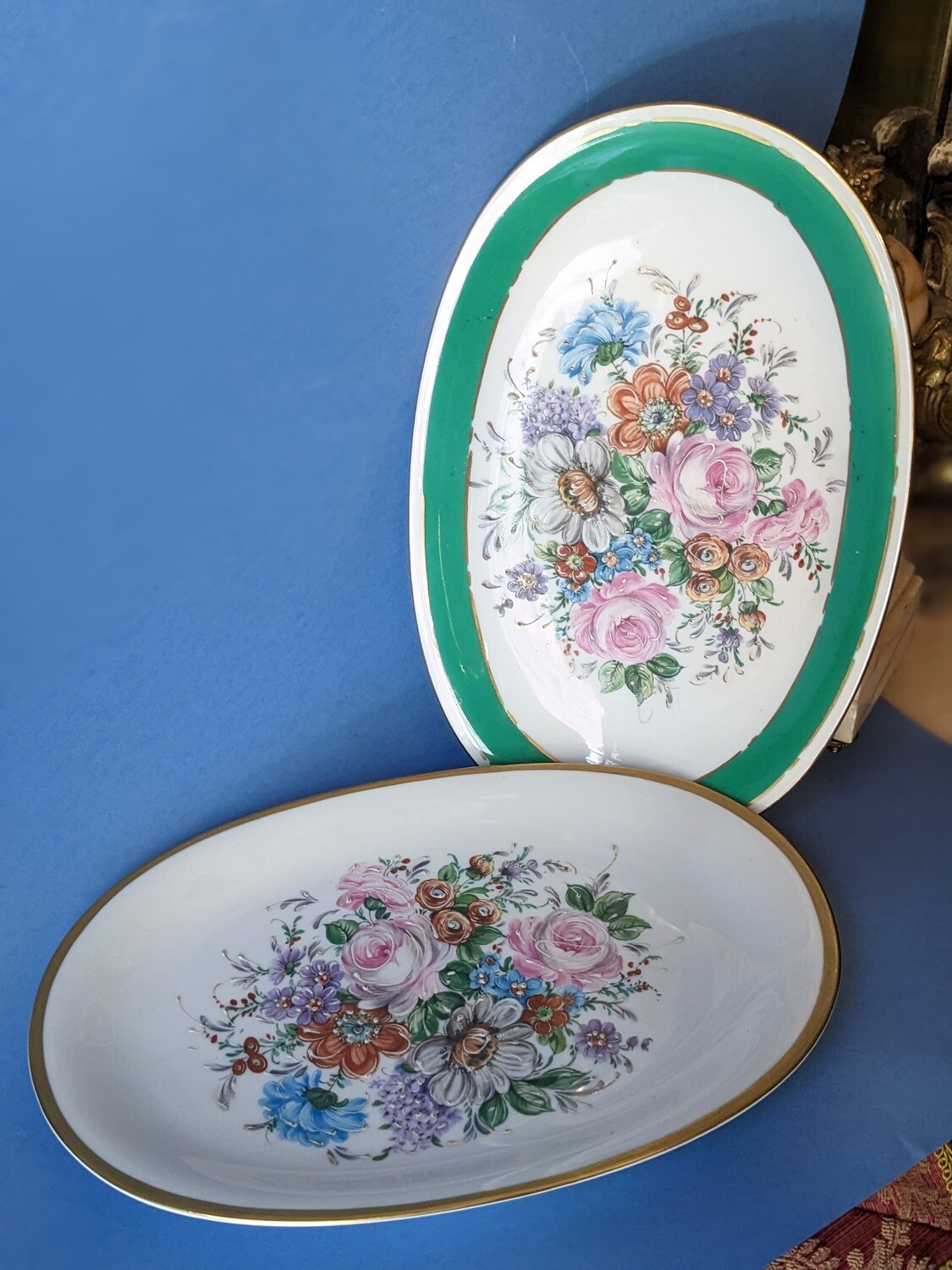 Set bandejas de porcelana Limoges