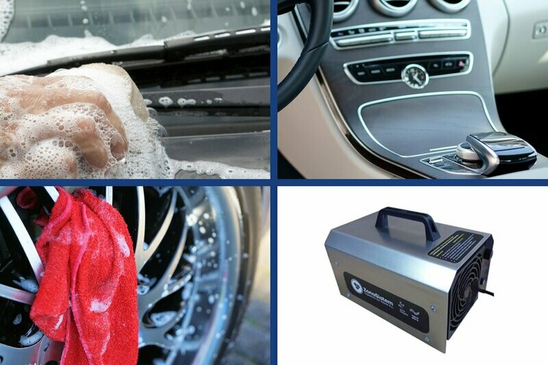 LIMPIEZA INTEGRAL PREMIUM: Interior + Exterior + Ozono,  con SEGURO DE LLUVIA *  (desde)