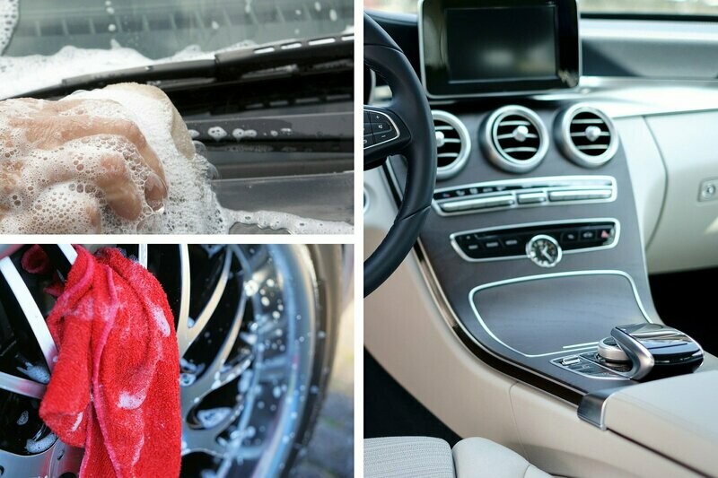 LAVADO INTERIOR + EXTERIOR PROFESIONAL con SEGURO DE LLUVIA * (desde)