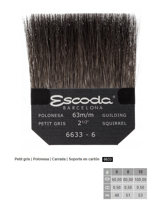 ESCODA POLONESA PETIT GRIS S-6633