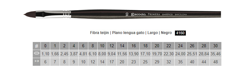 ESCODA PRIMERA LENGUA DE GATO S-4160