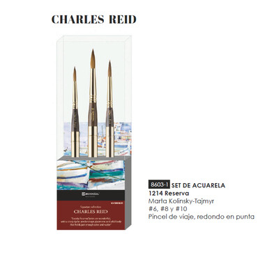 ESCODA SET CHARLES REID PINCELES ACUARELA 8603-1