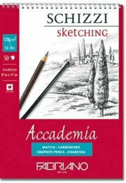 FABRIANO ACCADEMIA BOCETO ÁLBUM, Tamaño: A5 	14,8 x  21 cm.