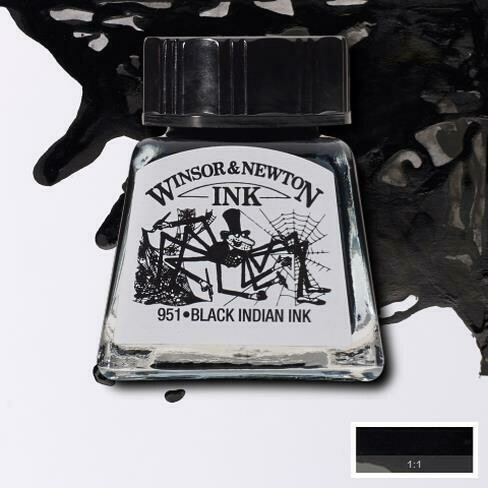 WINSOR & NEWTON TINTA CHINA NEGRA