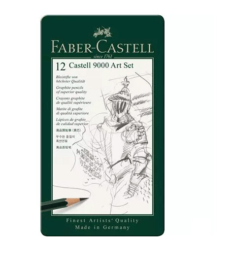 FABER CASTELL  9000 ART SET 12