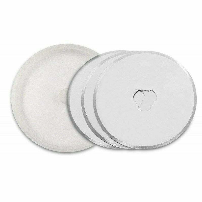 3 CLAVELES CUCHILLAS CUTTER ROTATIVO 45 mm