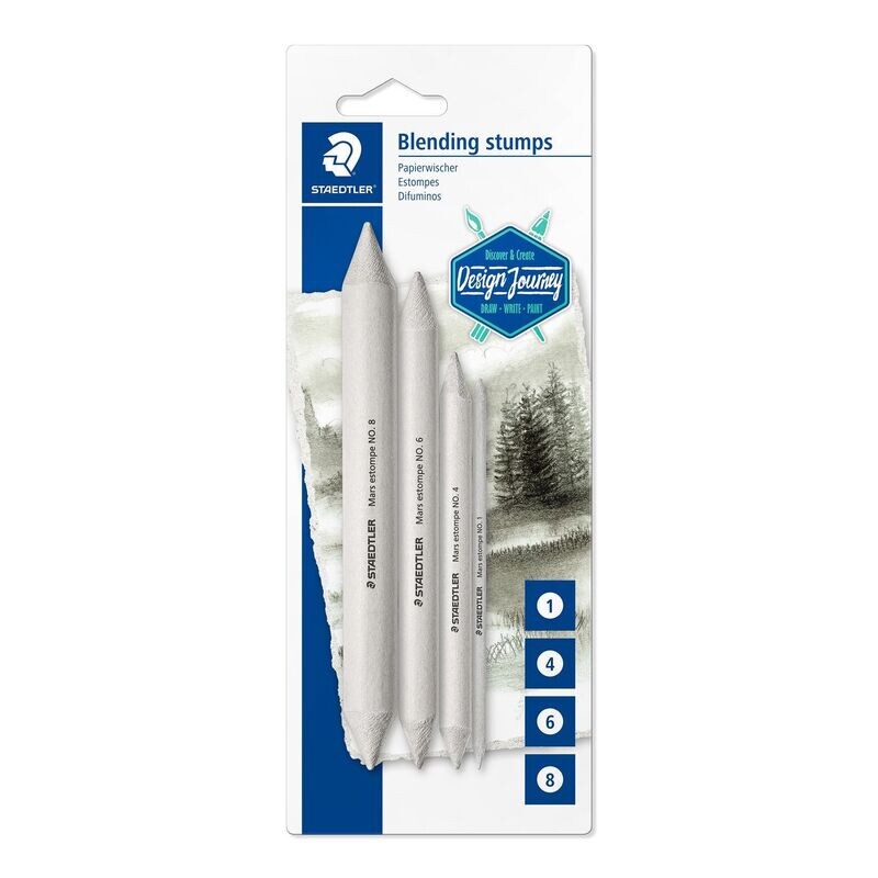 STAEDTLER DIFUMINOS BLÍSTER 4